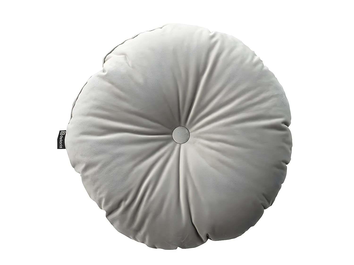 KISSEN Velvet rund, taupe, 37cm