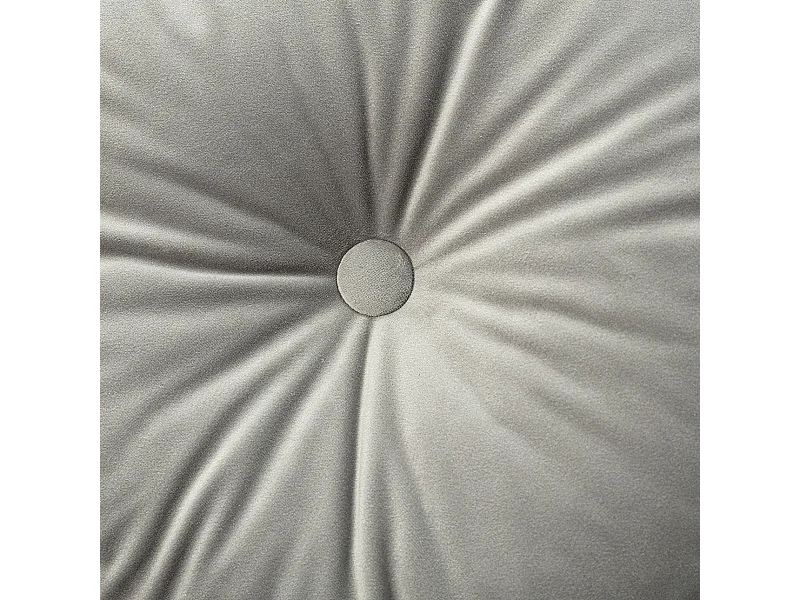 KISSEN Velvet rund, taupe, 37cm