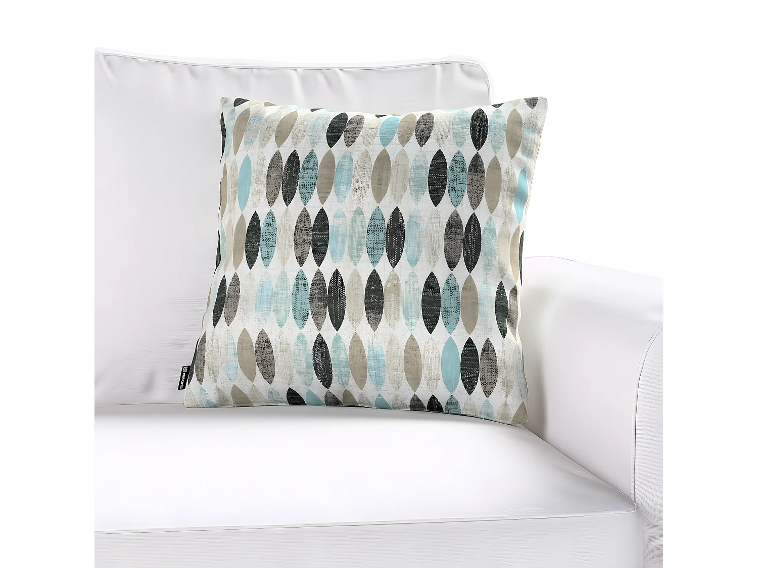 KISSENHÜLLE Modern blau, 43x43cm