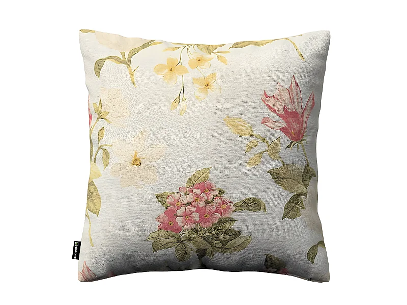 KISSENHÜLLE Londres blau und rosa, 50x50cm