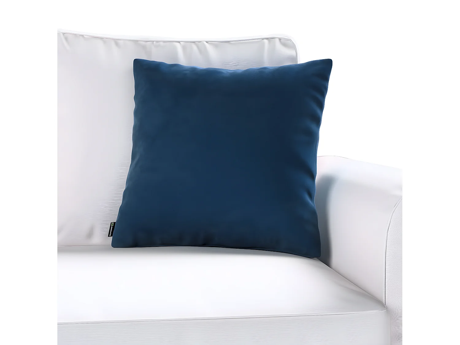 KISSENHÜLLE Velvet dunkelblau, 50x50cm