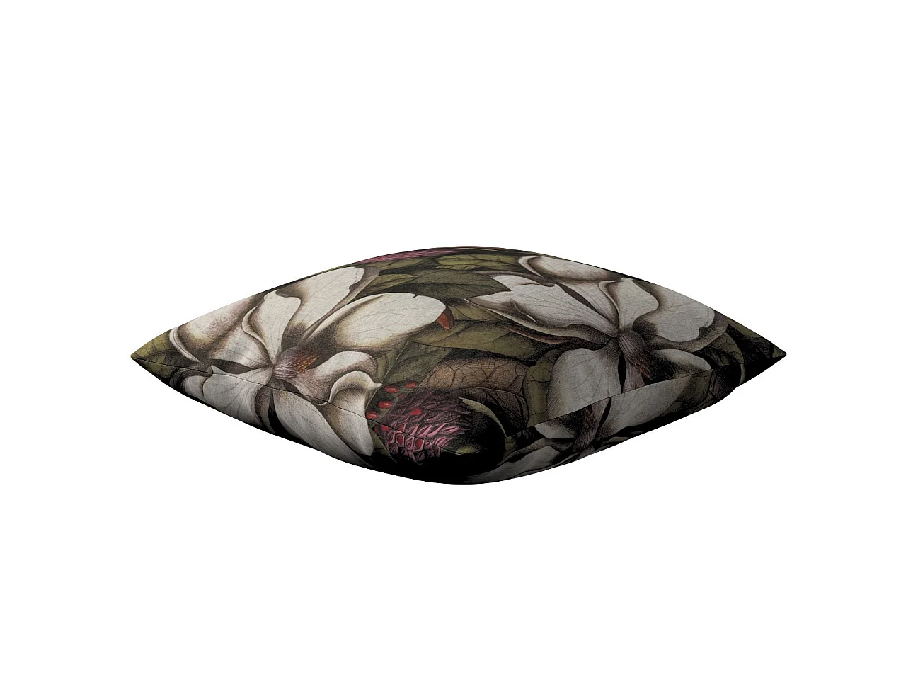 KISSENHÜLLE Eden grün und beige, 43x43cm