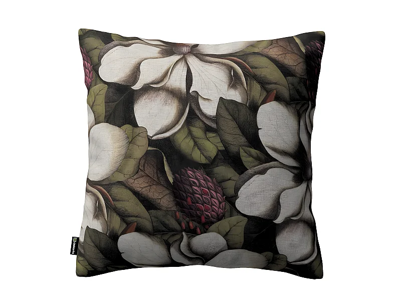 KISSENHÜLLE Eden grün und beige, 43x43cm