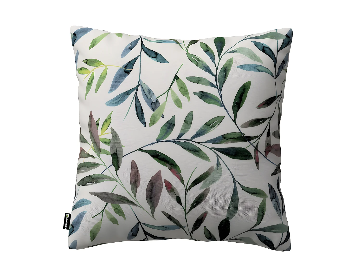 KISSENHÜLLE Eden weiß und grün, 43x43cm