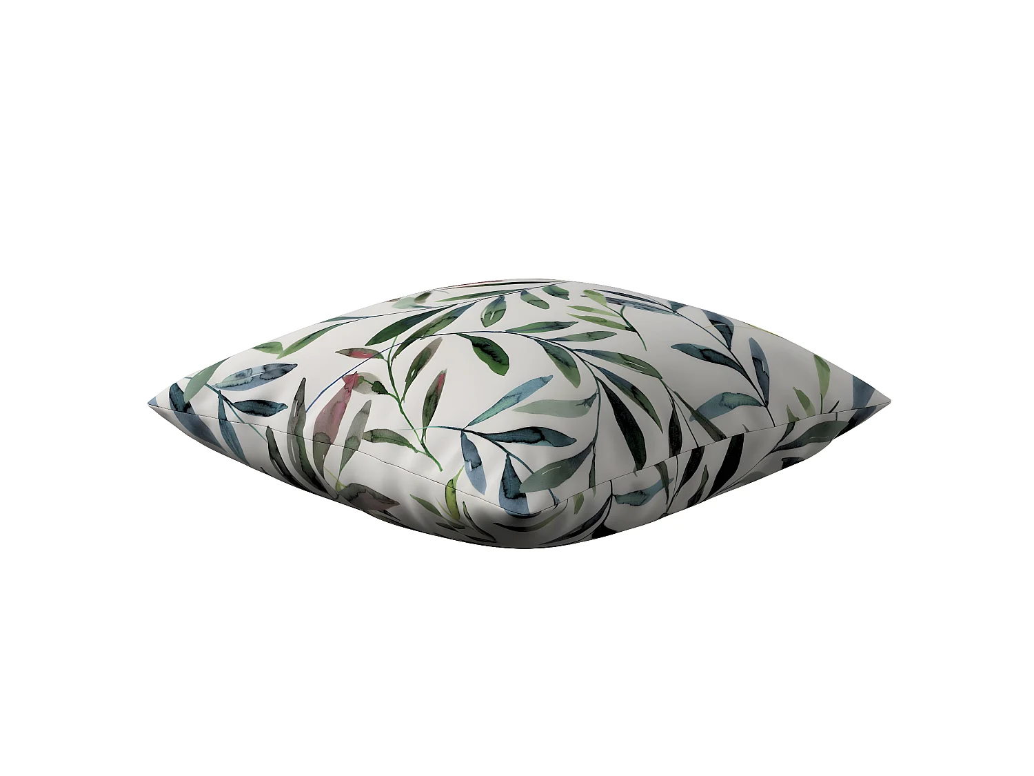 KISSENHÜLLE Eden weiß und grün, 43x43cm