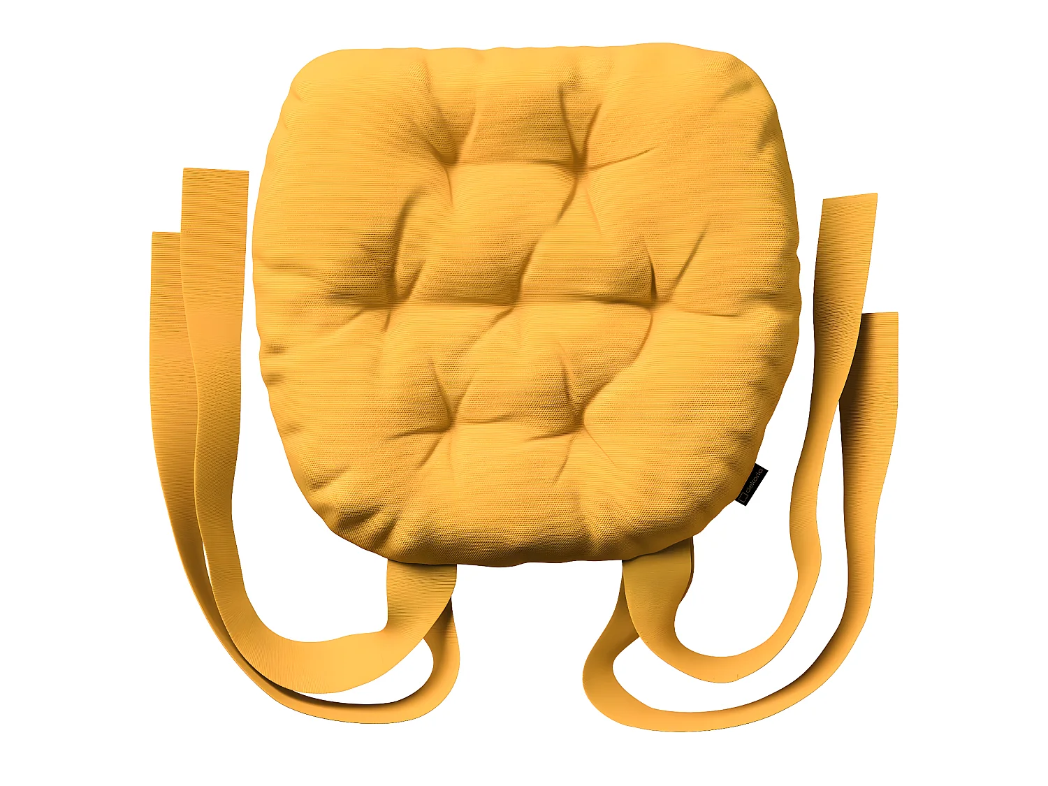 STUHLKISSEN Loneta gelb, 40x37x8 cm