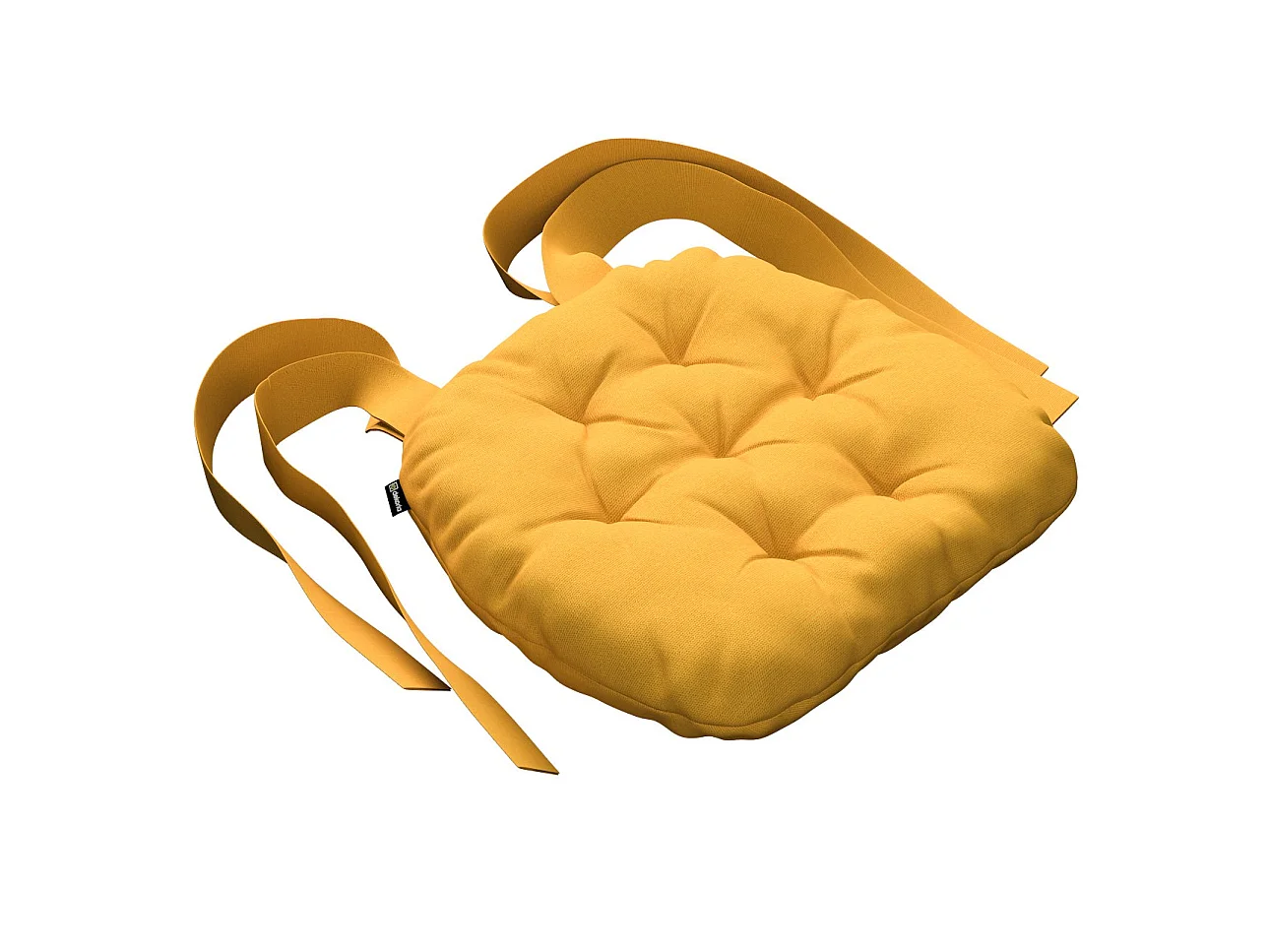 STUHLKISSEN Loneta gelb, 40x37x8 cm