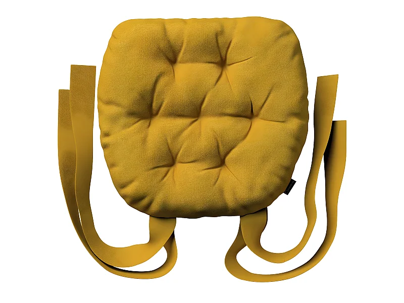 STUHLKISSEN Etna senfgelb, 40x37x8 cm