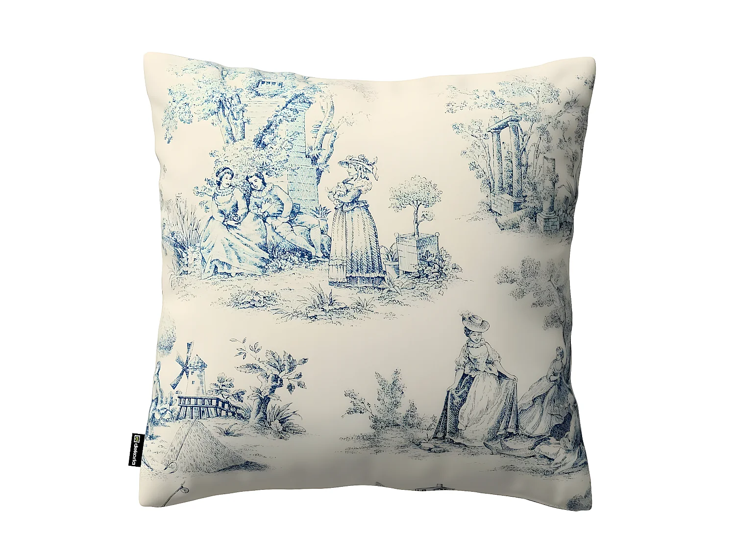 KISSENHÜLLE Avinon blau, 50x50cm