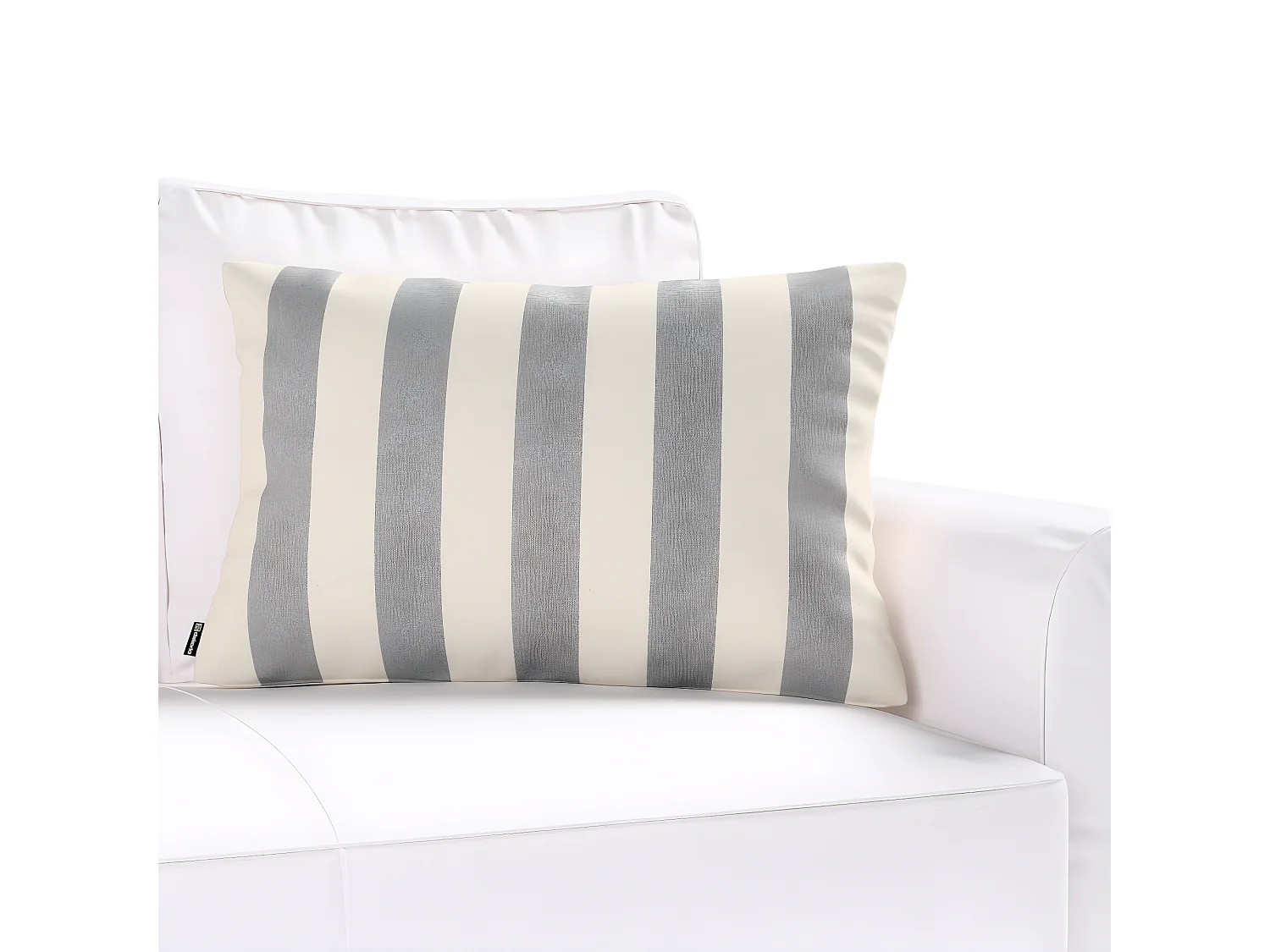 KISSENHÜLLE Quadro blau, 60x40 cm