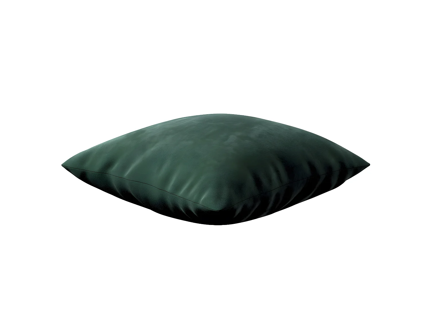 KISSENHÜLLE Velvet dunkelgrün, 50x50cm