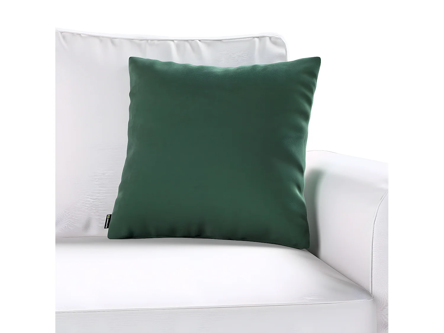 KISSENHÜLLE Velvet dunkelgrün, 50x50cm
