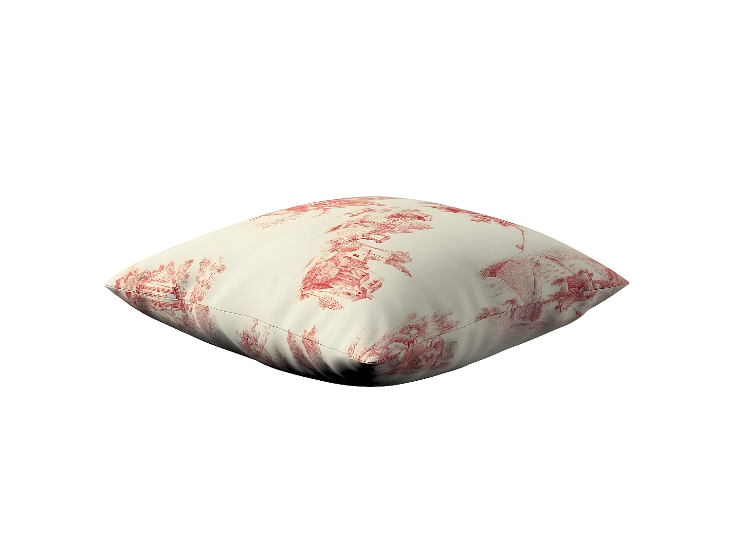 KISSENHÜLLE Avinon rot, 50x50cm