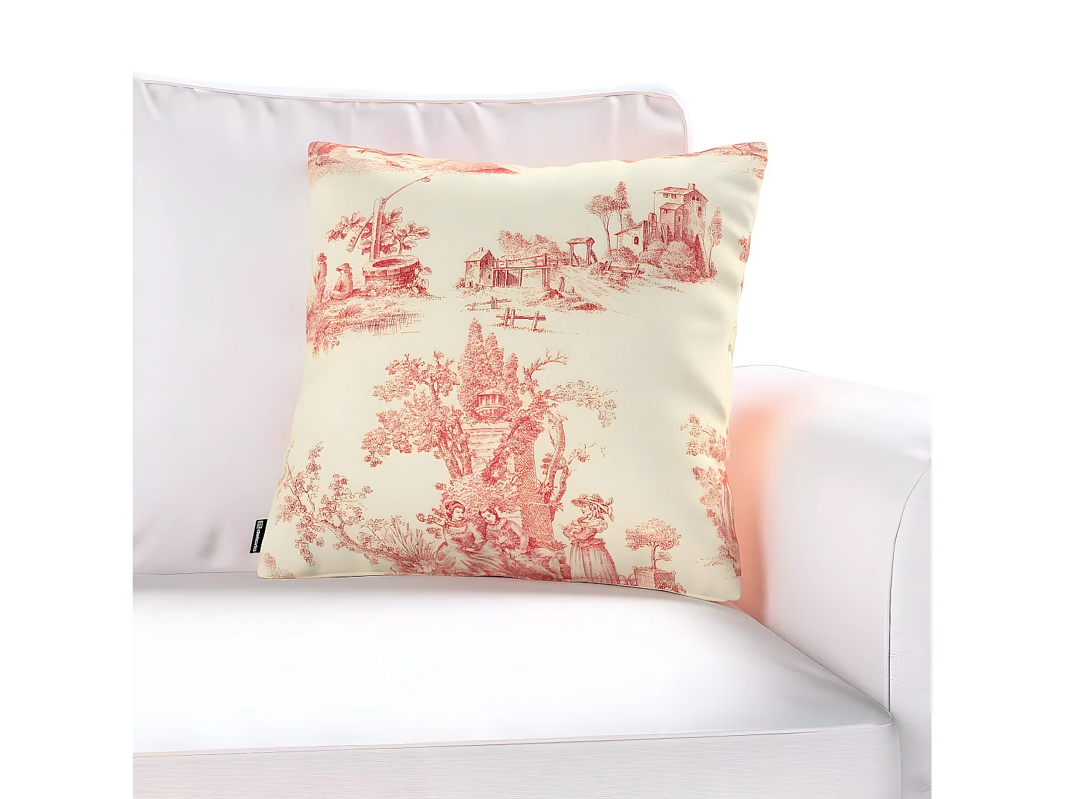 KISSENHÜLLE Avinon rot, 50x50cm