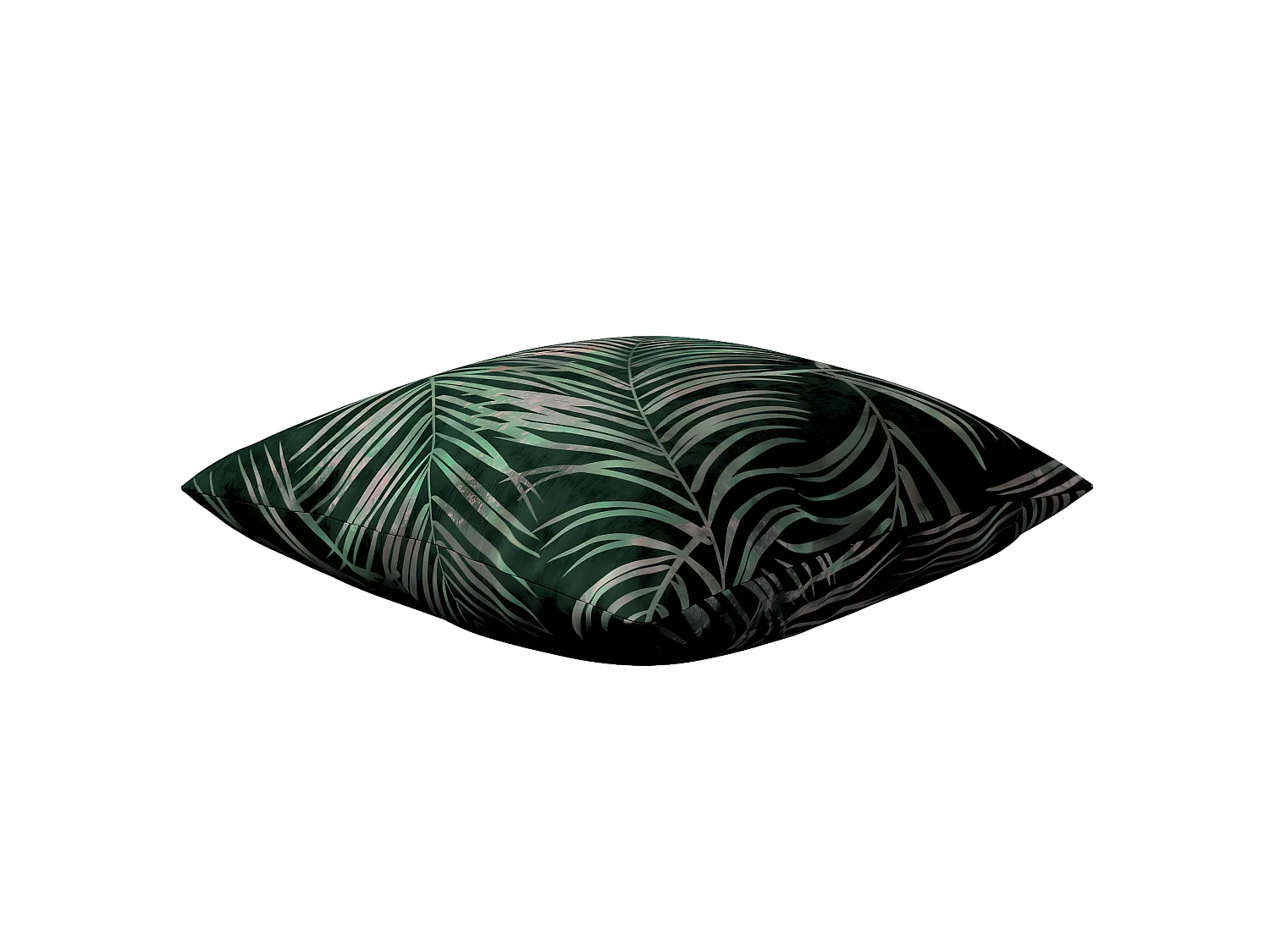 KISSENHÜLLE Velvet grün, 43x43cm