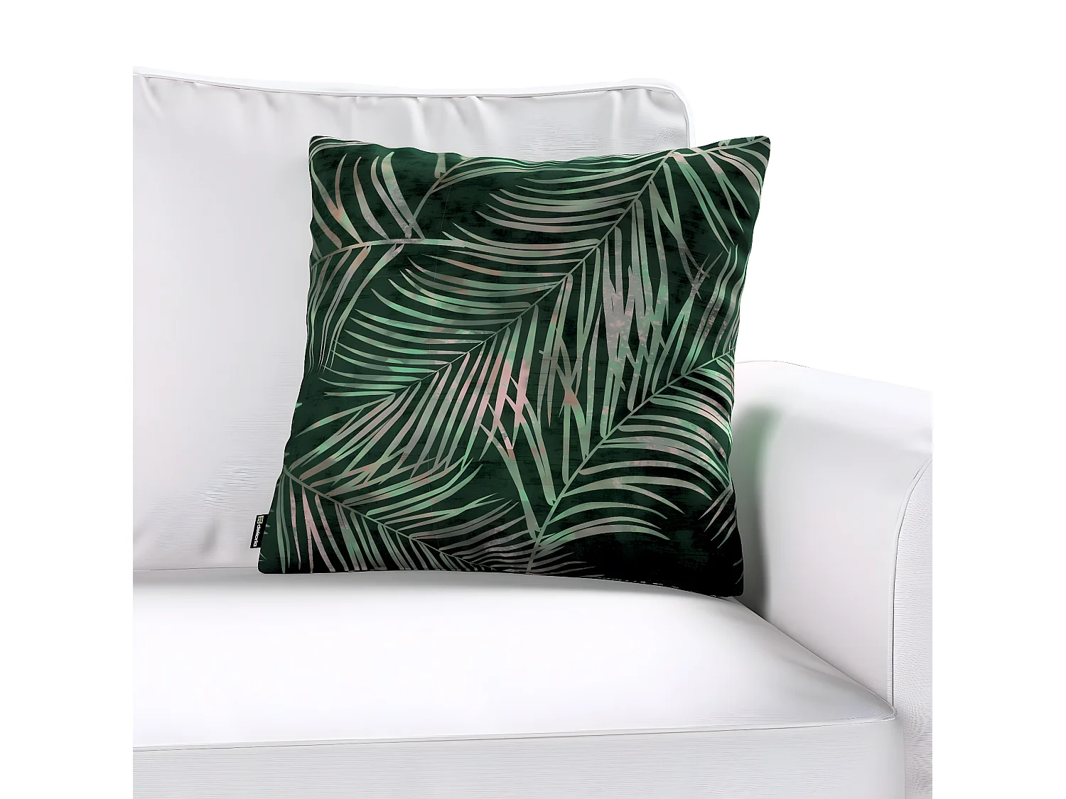 KISSENHÜLLE Velvet grün, 43x43cm