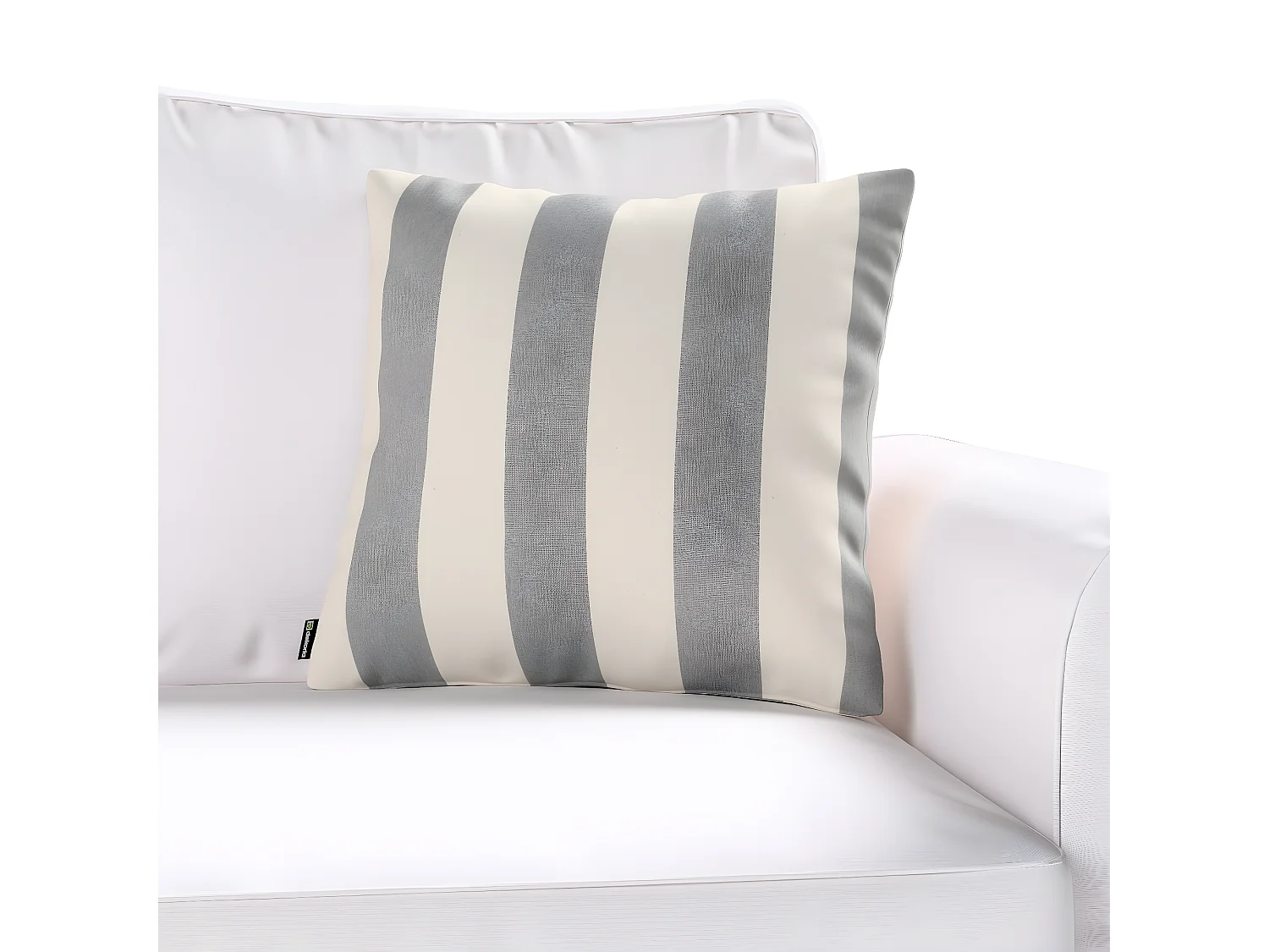 KISSENHÜLLE Quadro blau, 50x50 cm