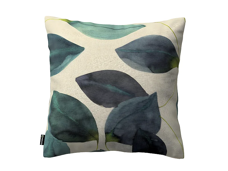 KISSENHÜLLE Abigail grün und beige, 43x43 cm