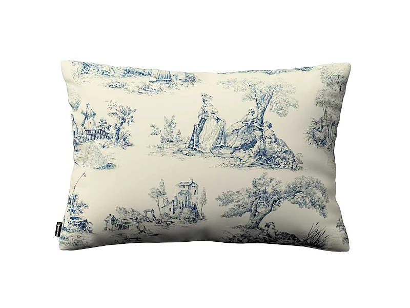 KISSENHÜLLE Avinon blau, 60x40cm