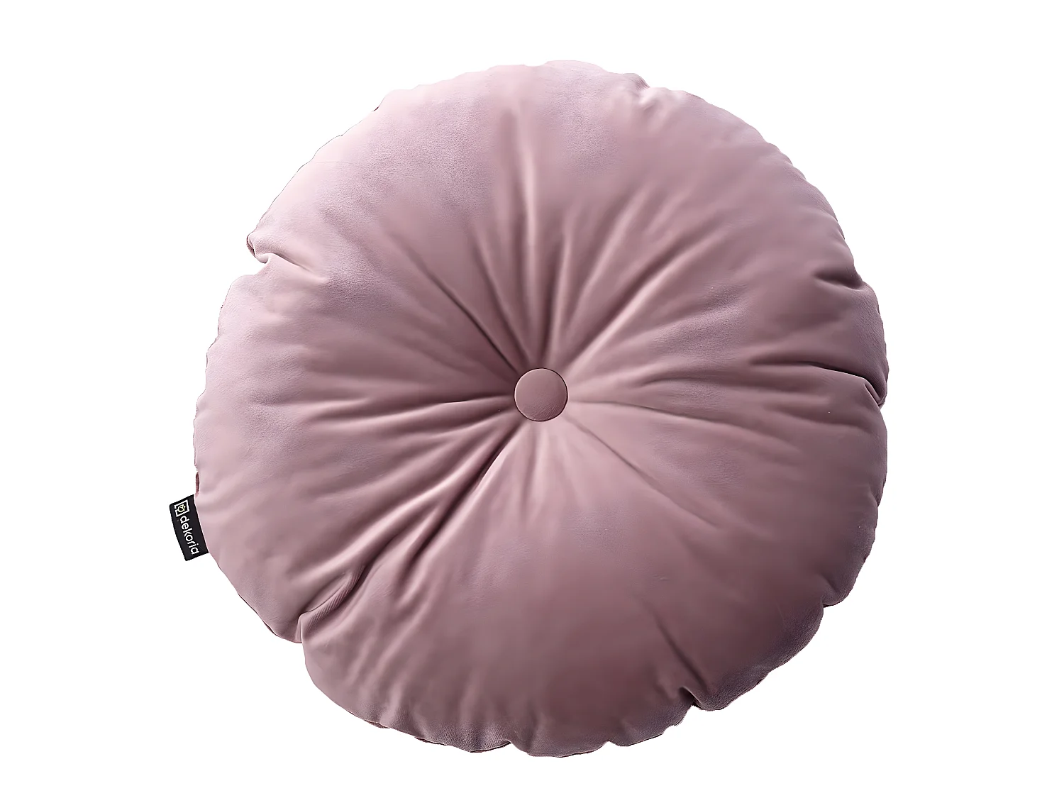 KISSEN Velvet rund, rosa, 37cm