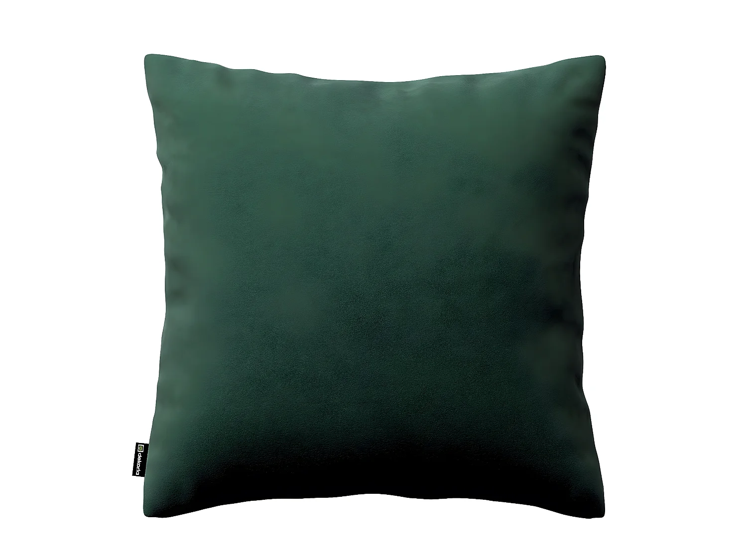 KISSENHÜLLE Velvet dunkelgrün, 43x43cm