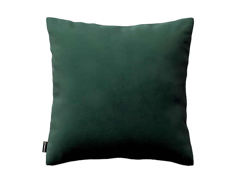 KISSENHÜLLE Velvet dunkelgrün, 43x43cm