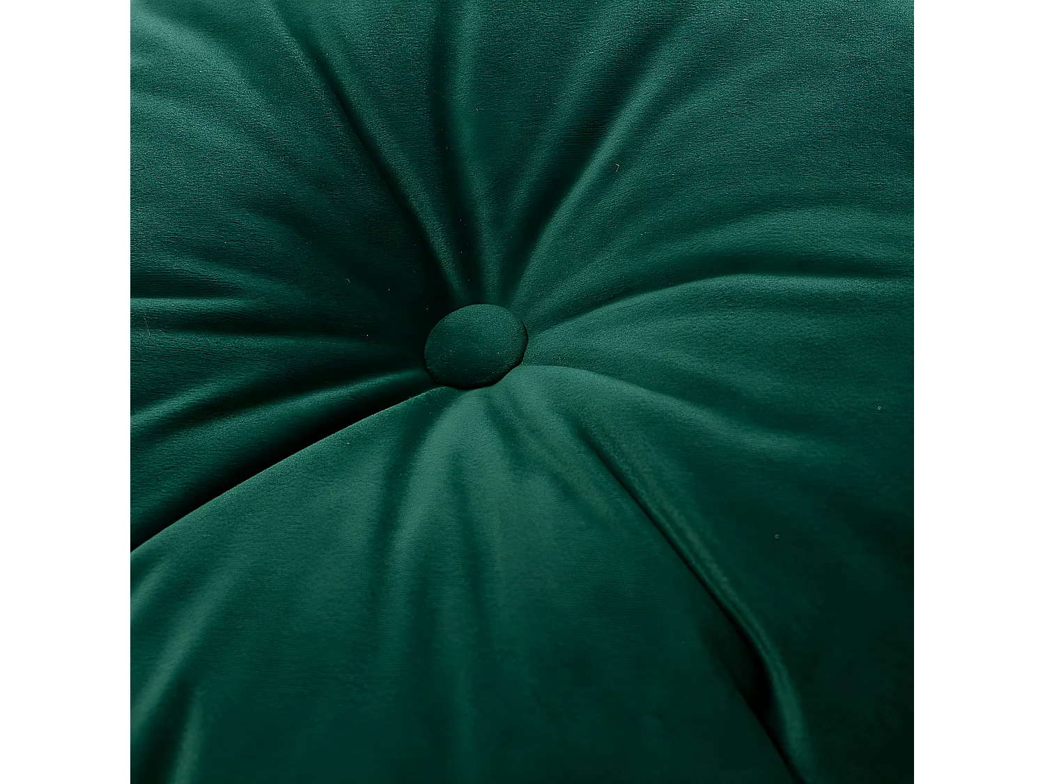 KISSEN Velvet rund, grün, 37cm