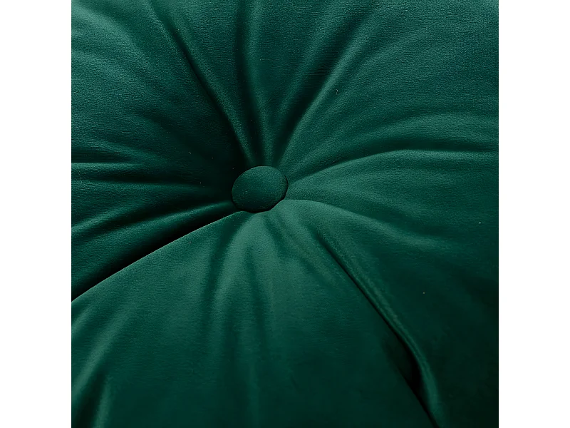 KISSEN Velvet rund, grün, 37cm