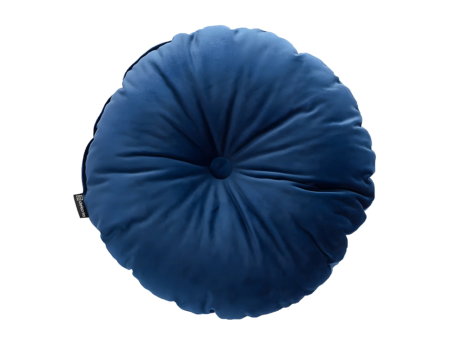 KISSEN Velvet rund, dunkelgrau, 37cm