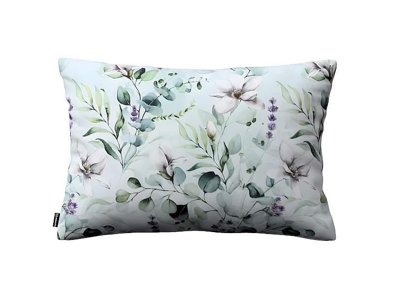 KISSENHÜLLE FLOWERS grün, 60x40 cm