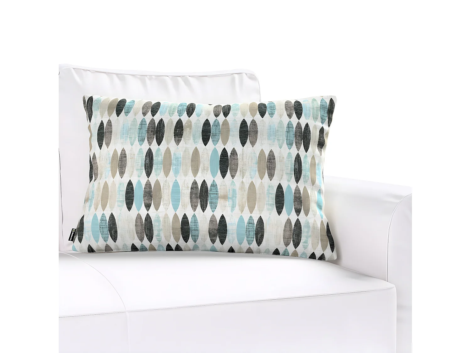 KISSENHÜLLE Modern blau, 60x40cm