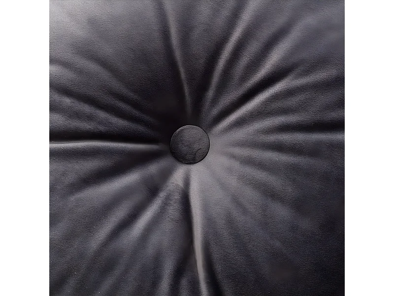 KISSEN Velvet rund, anthrazit, 37cm