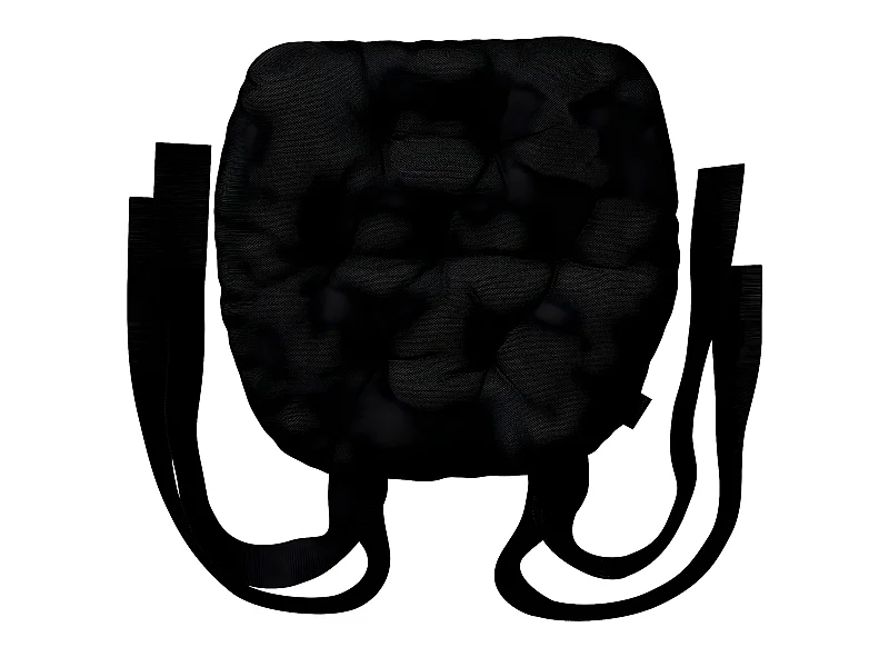 STUHLKISSEN Etna schwarz, 40x37x8 cm