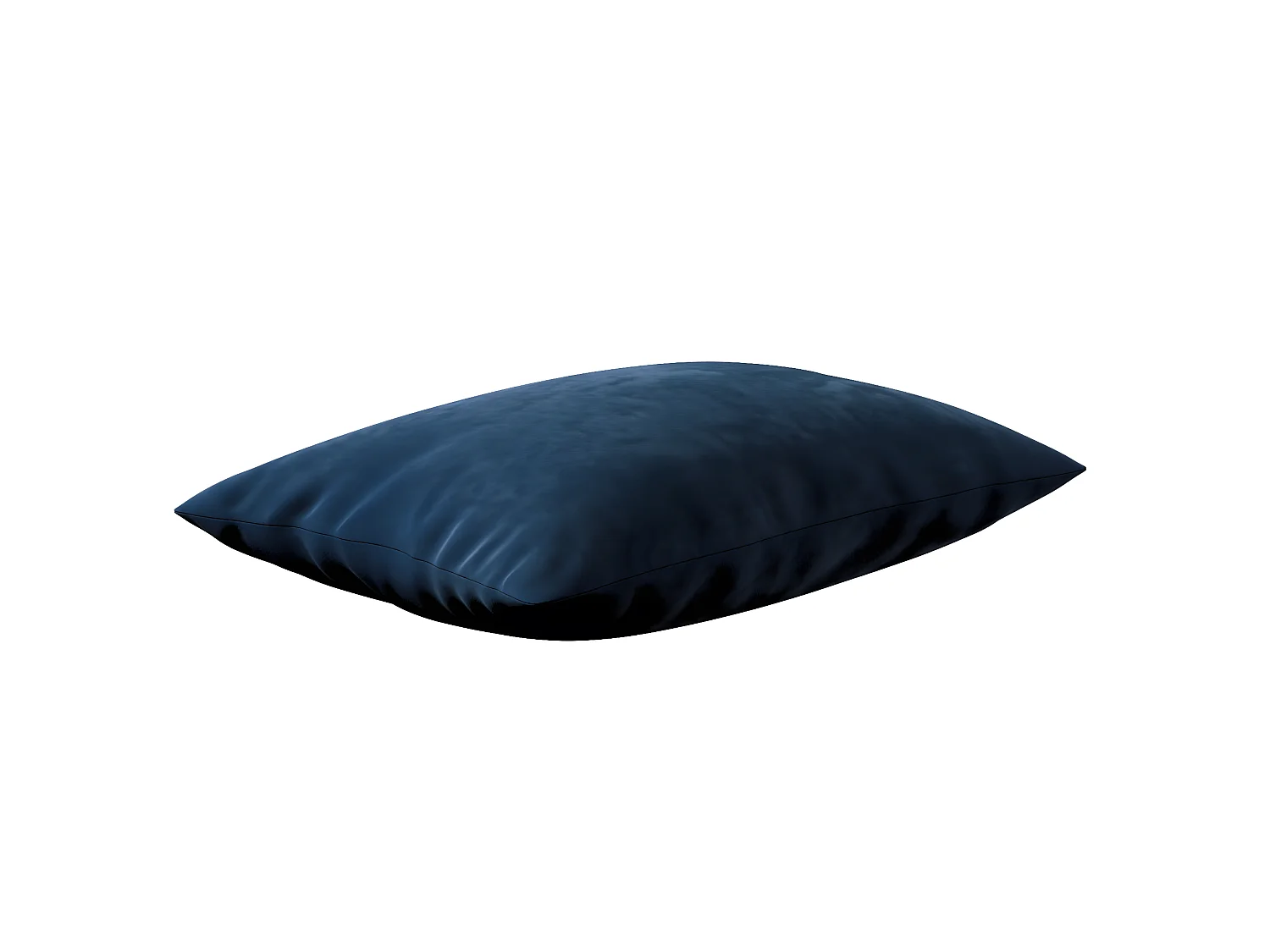 KISSENHÜLLE Velvet dunkelblau, 60x40cm