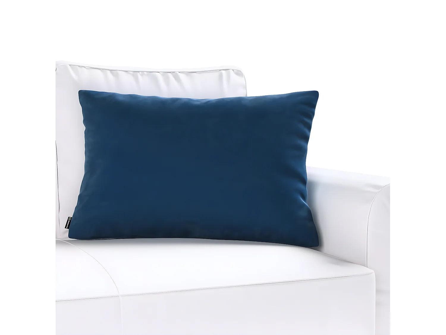 KISSENHÜLLE Velvet dunkelblau, 60x40cm