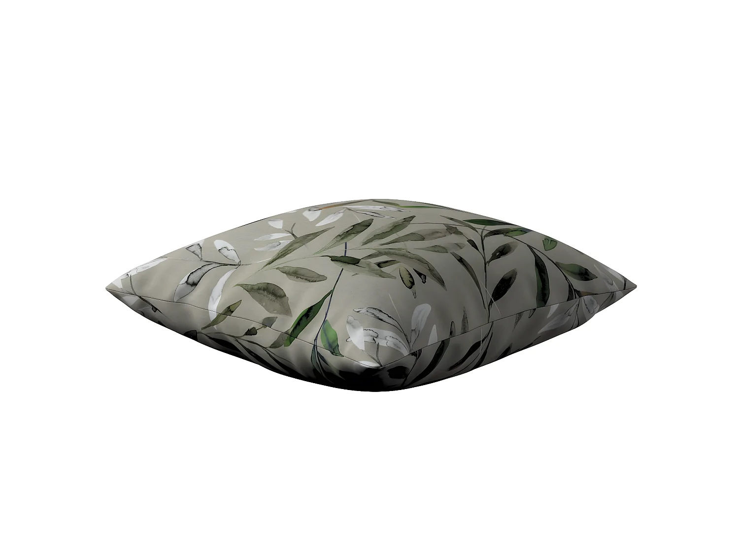 KISSENHÜLLE Eden grau und grün, 43x43cm