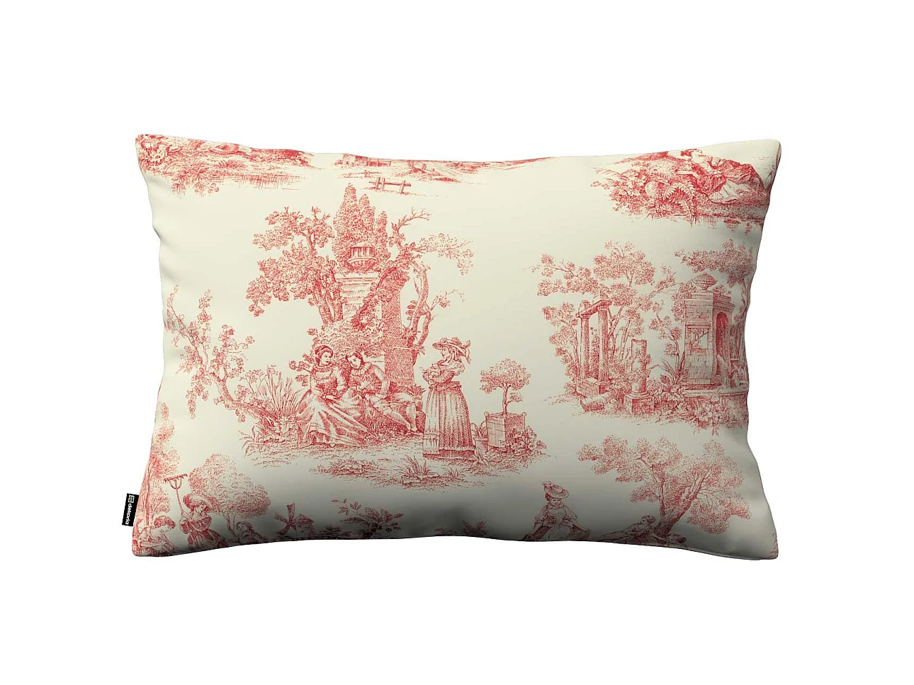 KISSENHÜLLE Avinon rot, 60x40cm