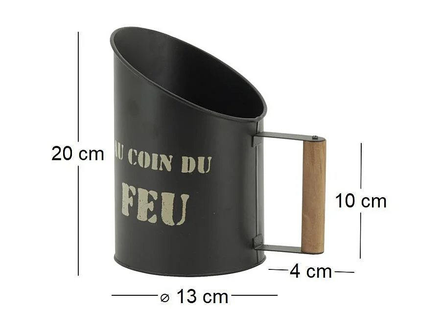 Pelle à pellets en métal