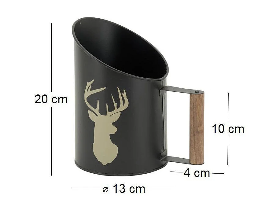 Pelle à pellets en métal