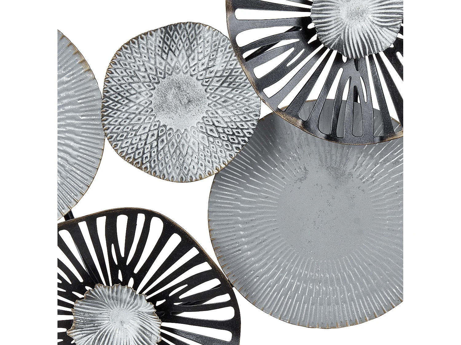 Décoration murale TENNESSINE Métal 49 cm Noir