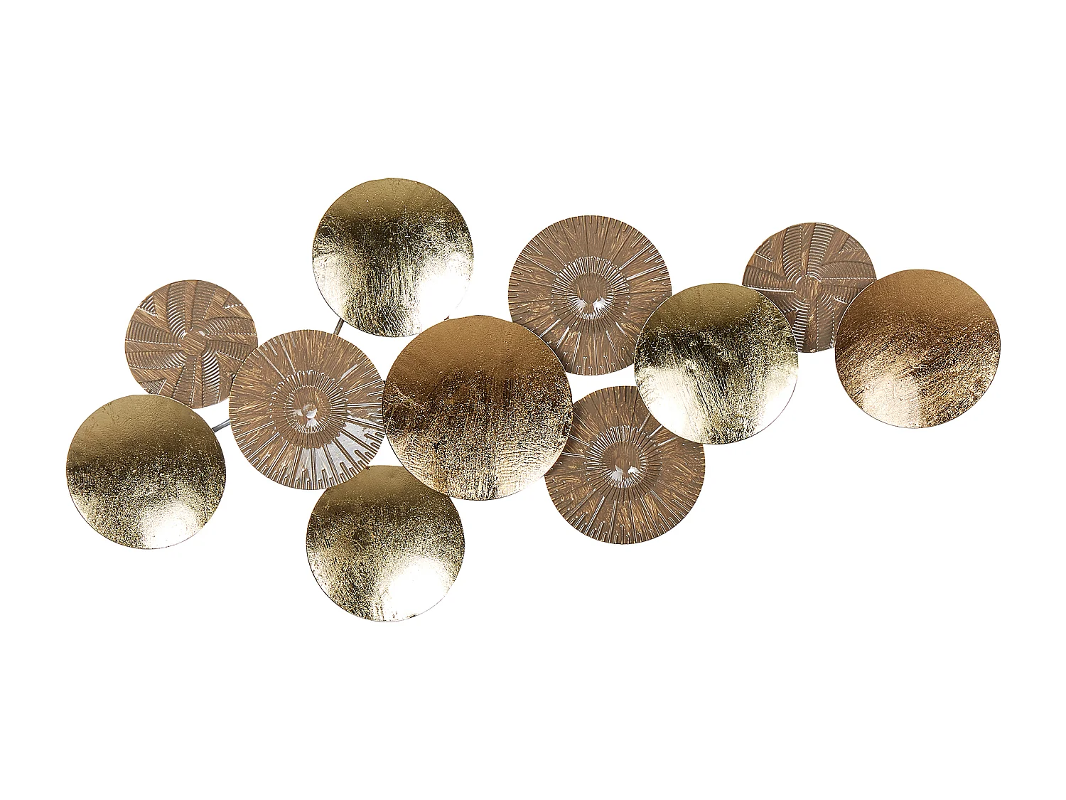 Wanddecoratie THALLIUM Metaal 45 cm Goud