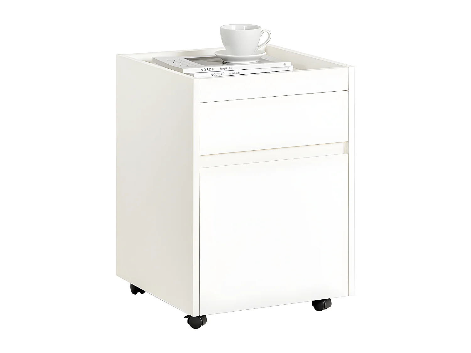 SoBuy Meuble Colonne Armoire de Salle de Bain Étagère Étroite Meuble de Rangement Salle de Bain, Blanc-Naturel, 33 x 33 x 165 cm, BZR127-W