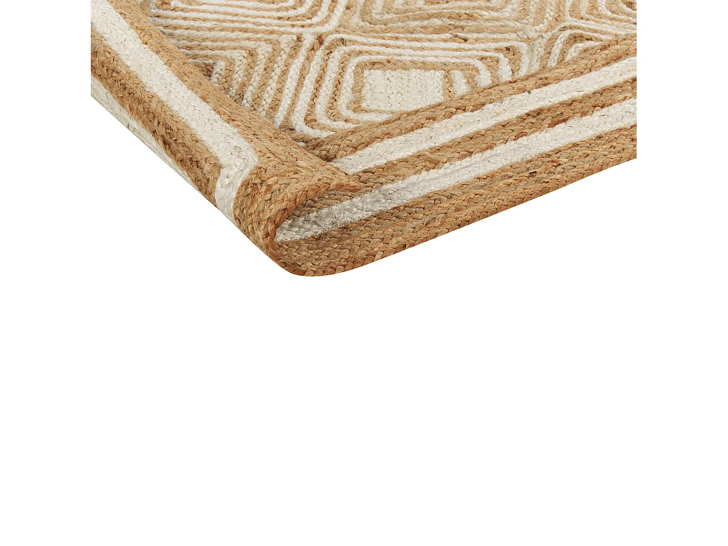 Teppich MENGEN 160 x 230 cm Jute Beige