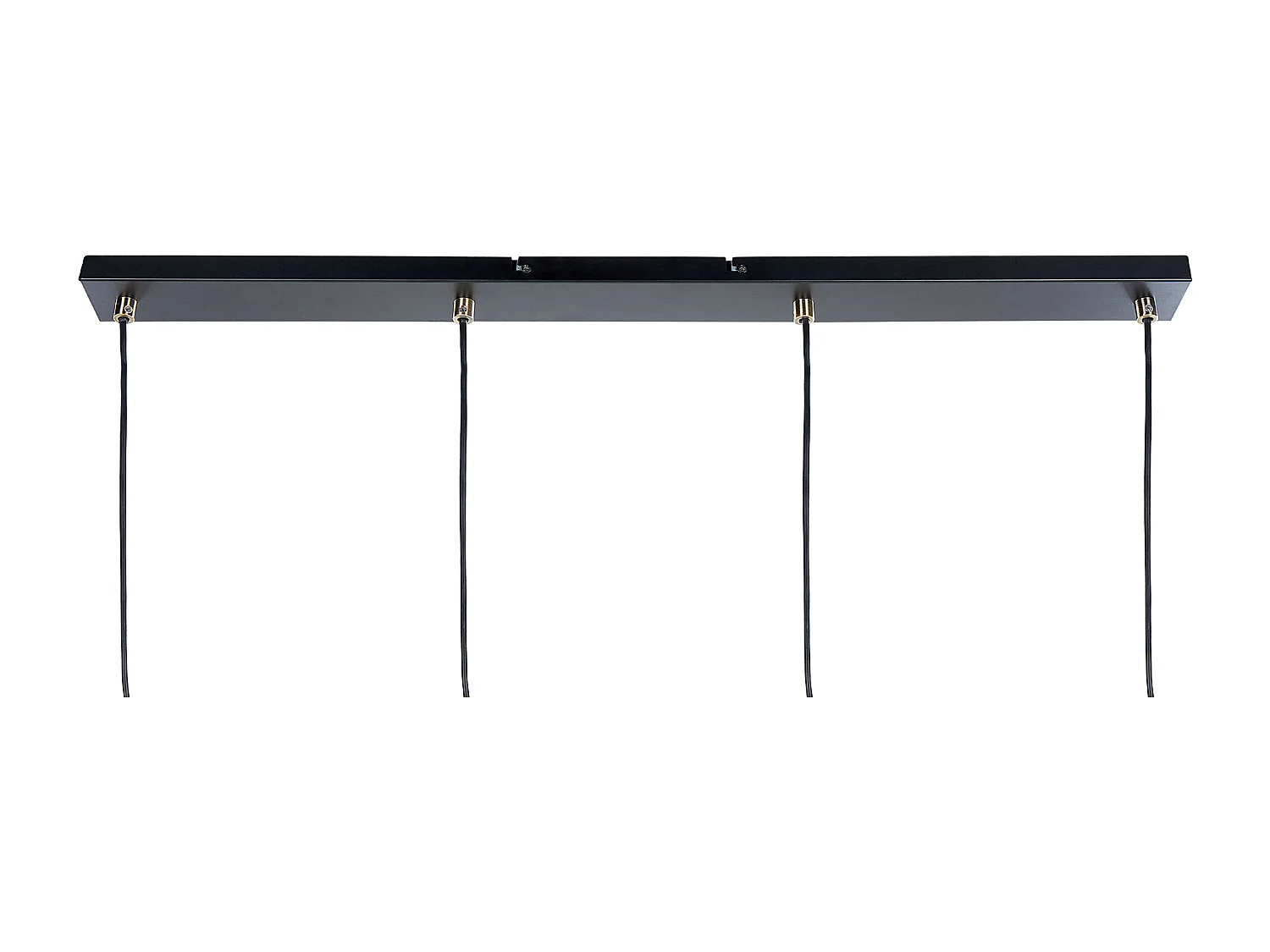 Candeeiro suspenso CAUDELO Metal Preto/Branco