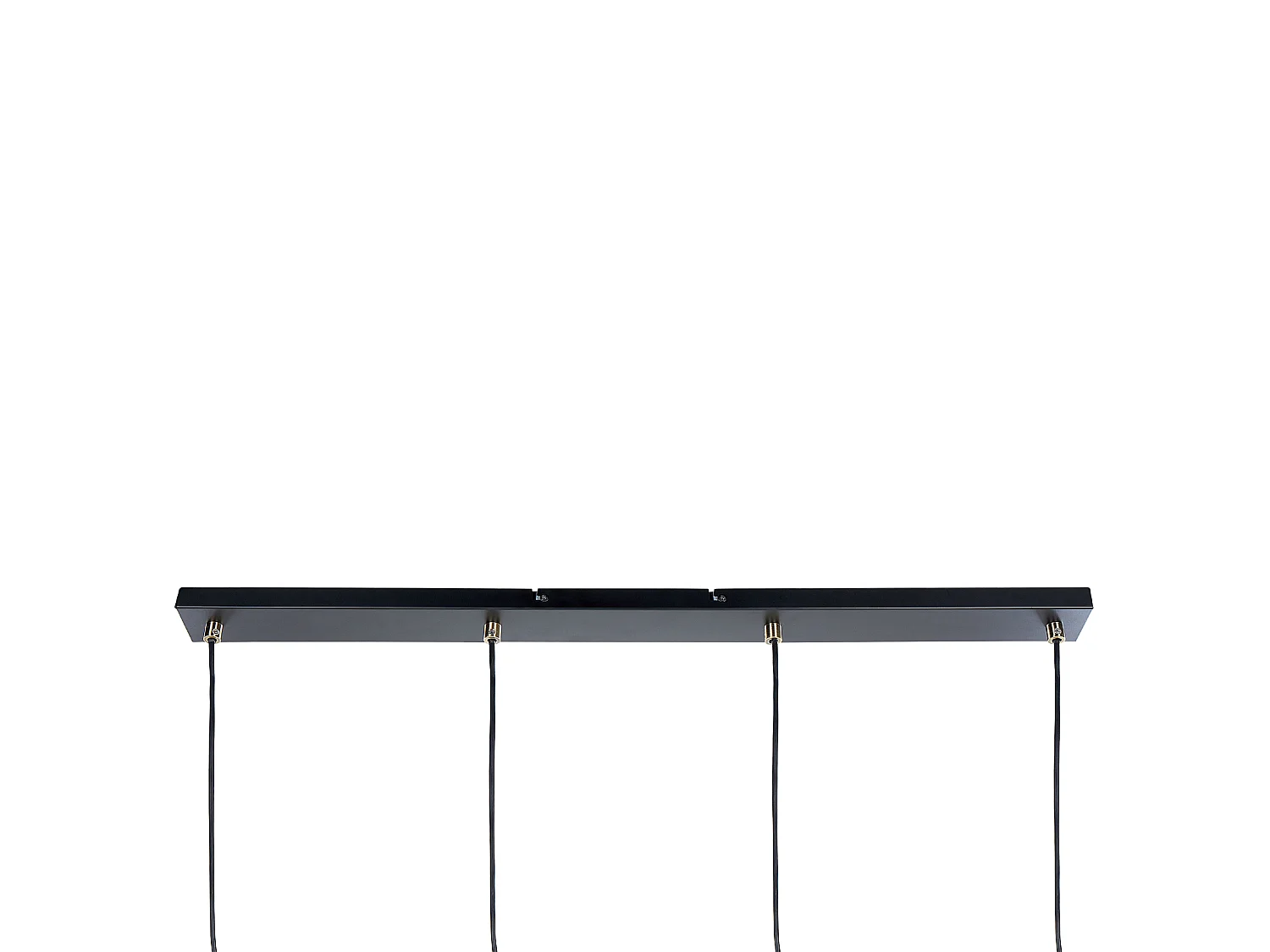 Lampe suspension CAUDELO Métal Noir/blanc