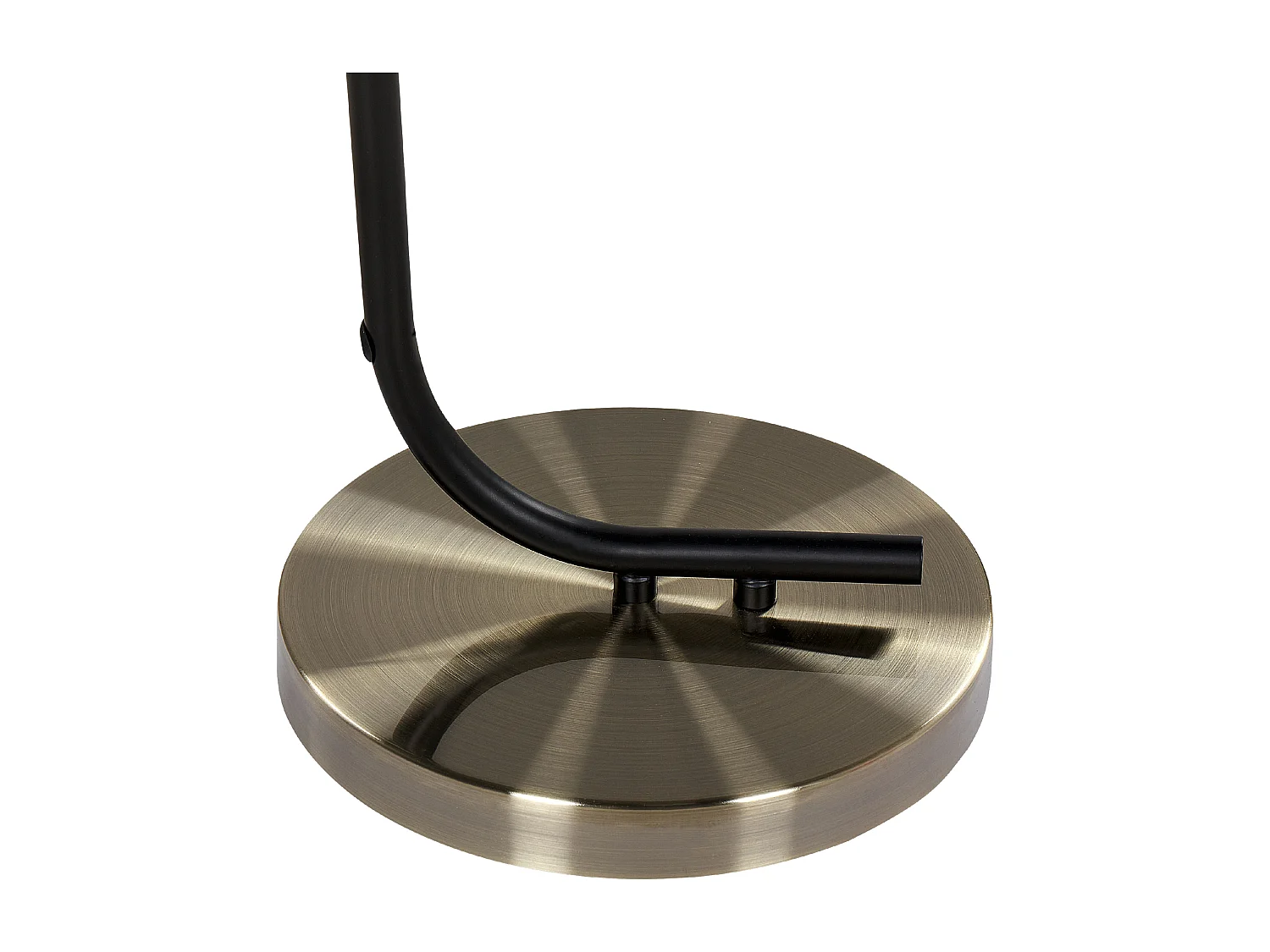 Candeeiro de pé CAUDELO Metal Preto/Branco