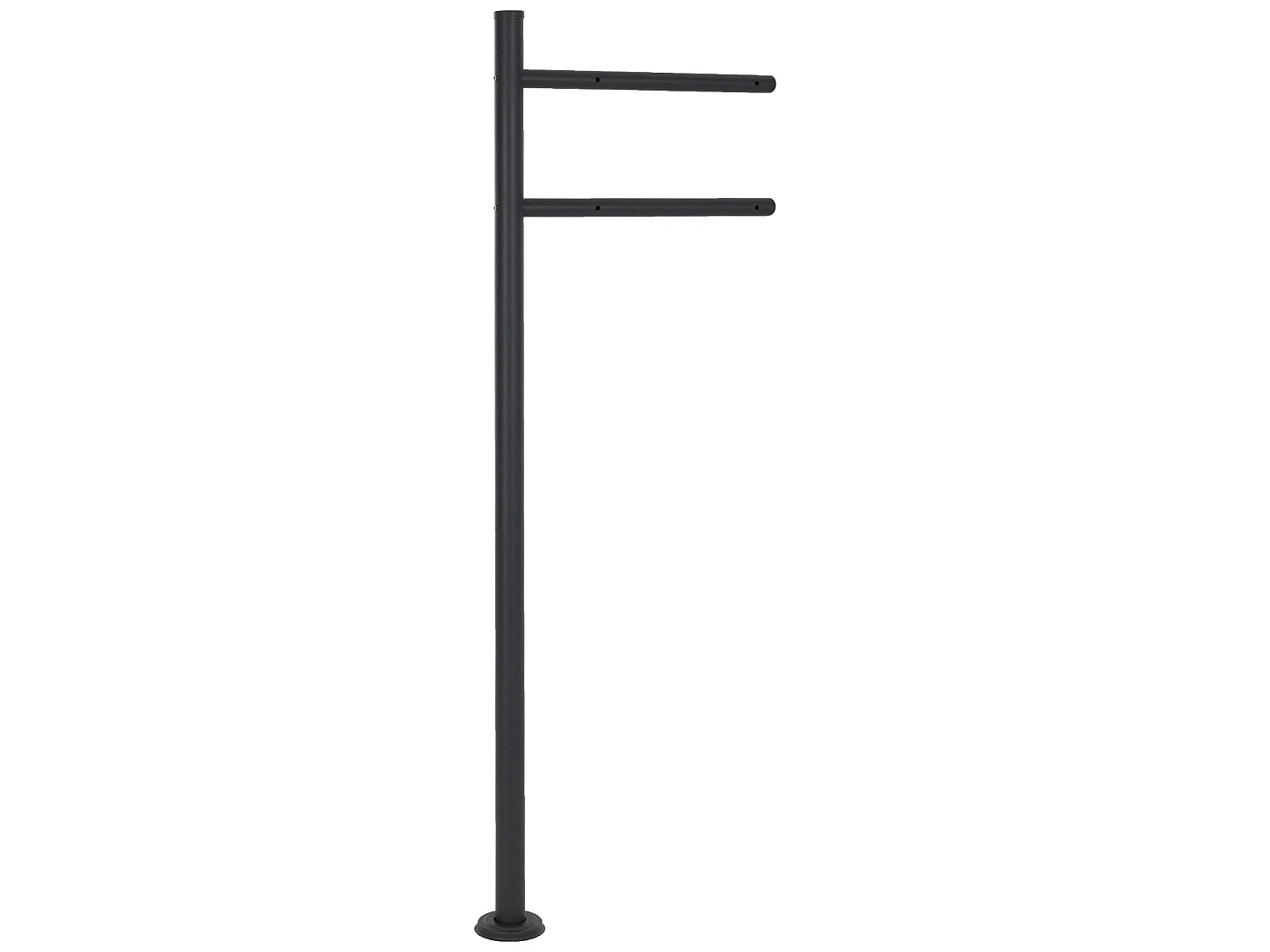 Support piédestal socle pour boîte aux lettres anthracite acier inoxydable ML-Design