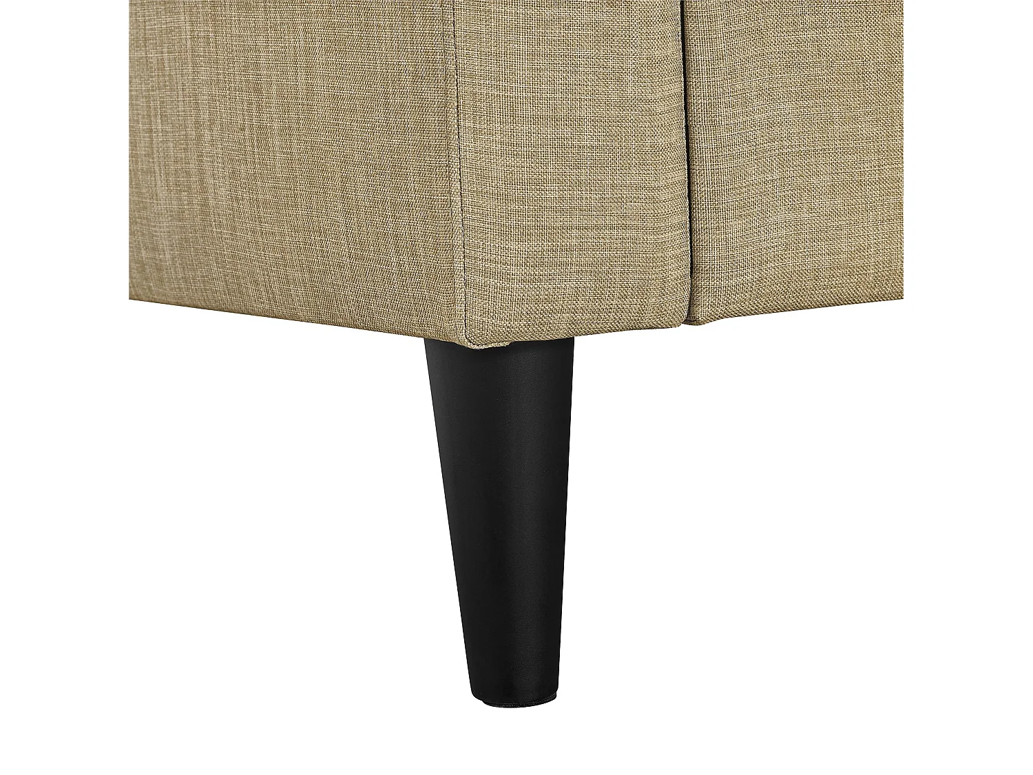 Sofa 3 zits met chaise lounge in linnen beige