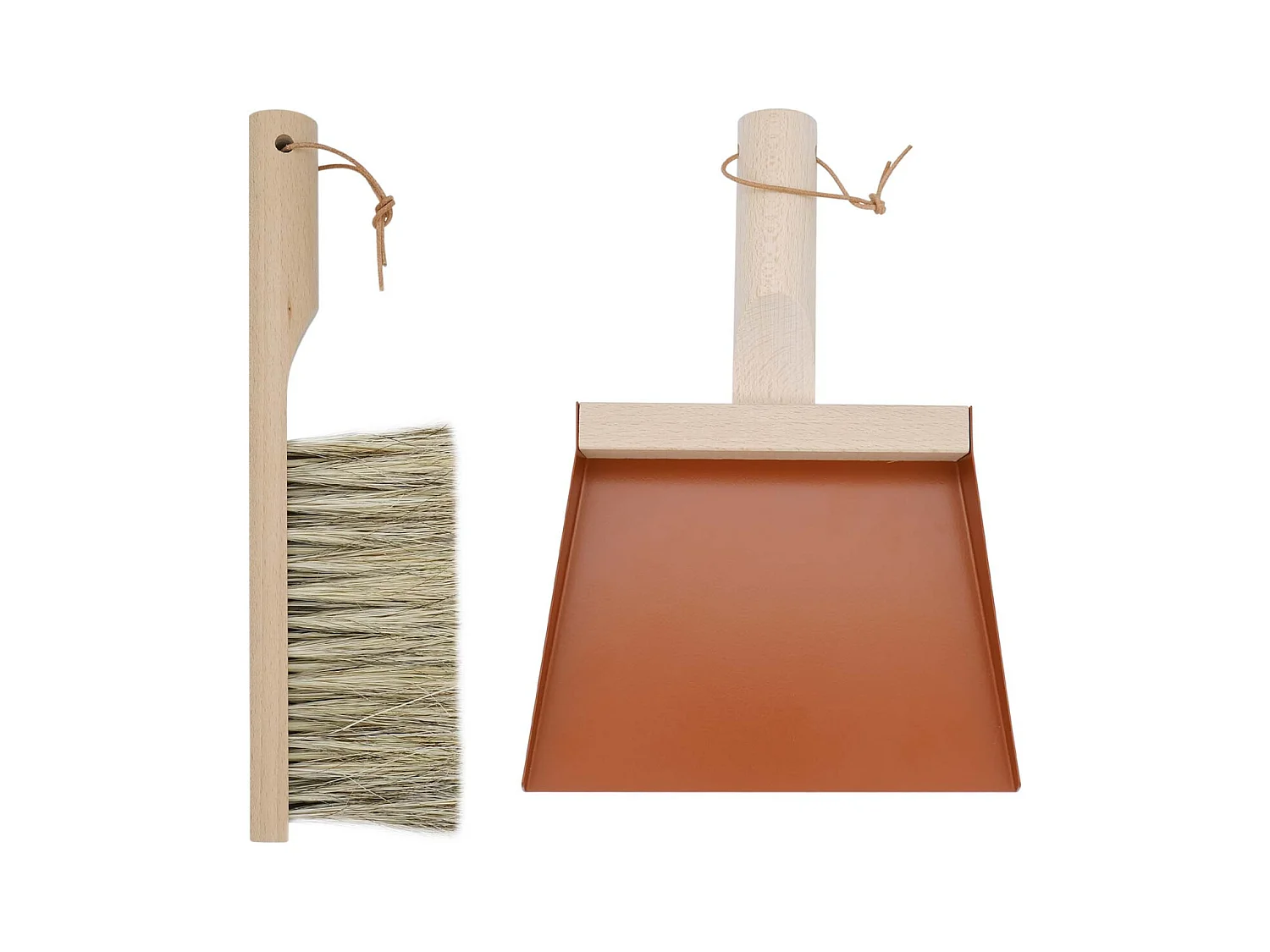 Coffret pelle et balayette Clynk Nature