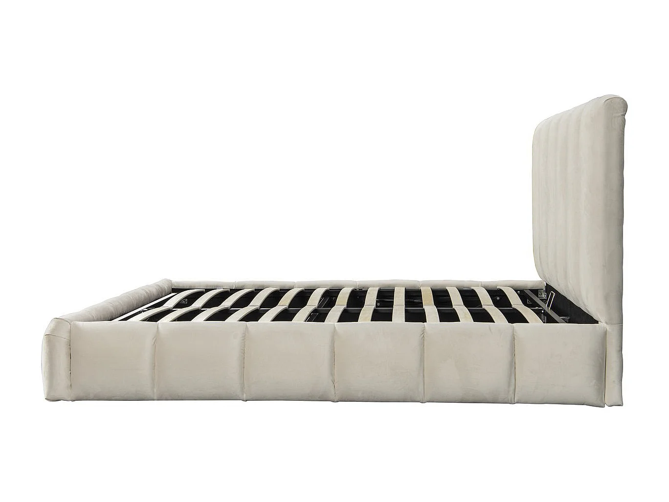 Lit avec coffre "Annie" 180 x 200 cm - Beige